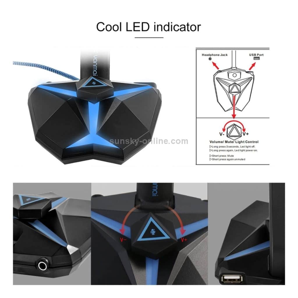 میکروفون گیمینگ یانمای Yanmai | G33