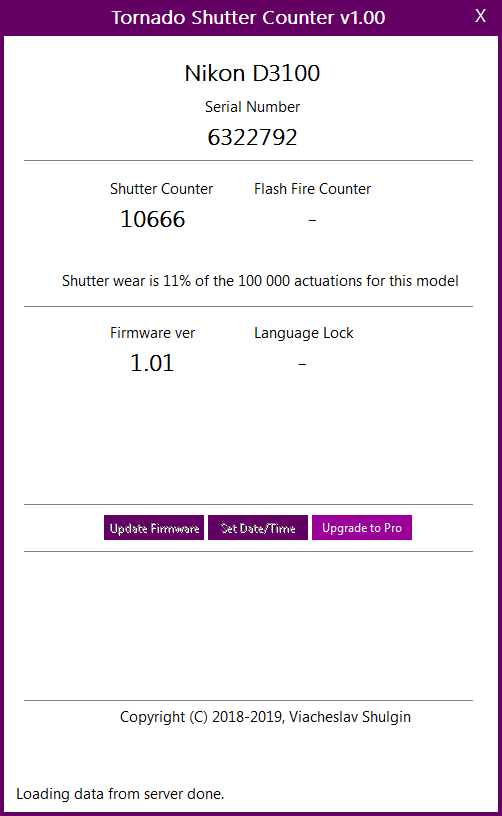 معرفی برنامه Tornado Shutter Counter